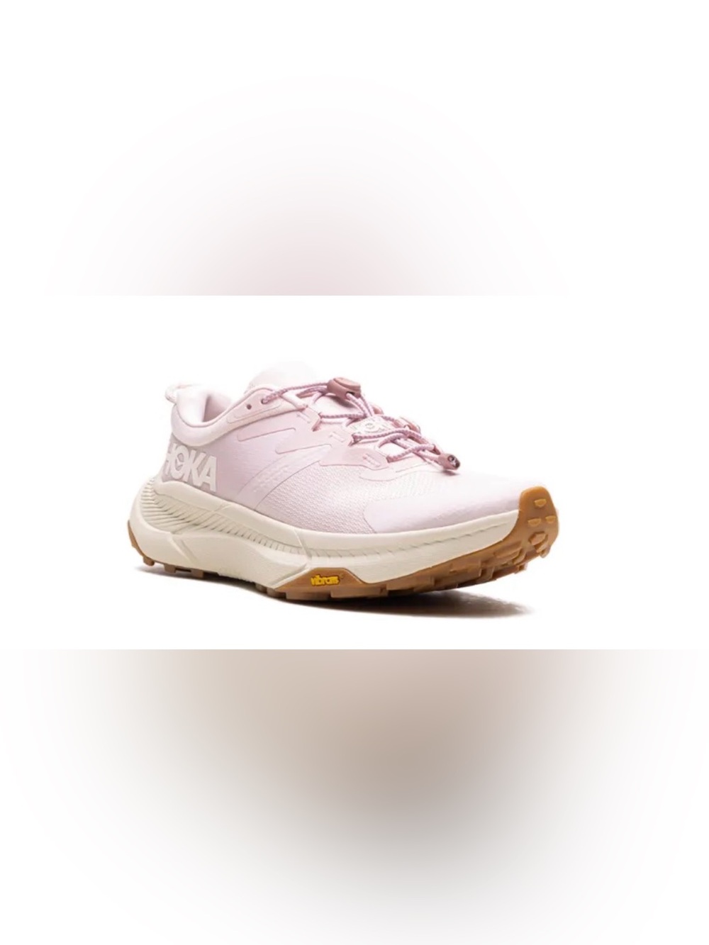 Hoka Women's Pale Pink Athletic sneaker - Picture 3 of 5